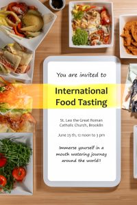 International Food Tasting Event @ St. Leo the Great Church - Parish Hall
